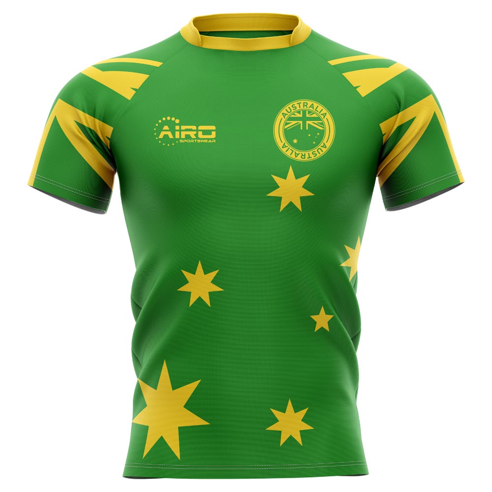 20242025 Australia Flag Concept Rugby Shirt Womens