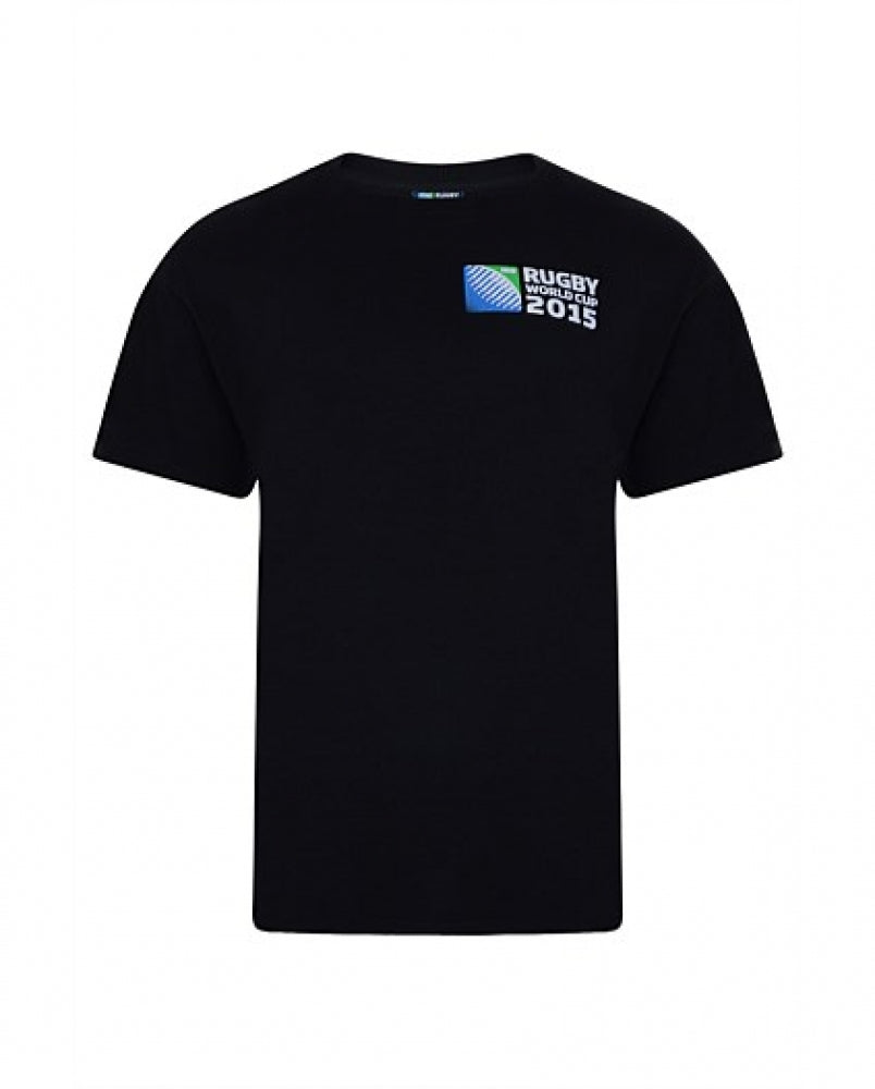 2015 RWC 20 Nations Globe T-Shirt (Black) Product - Pants Sportfolio   