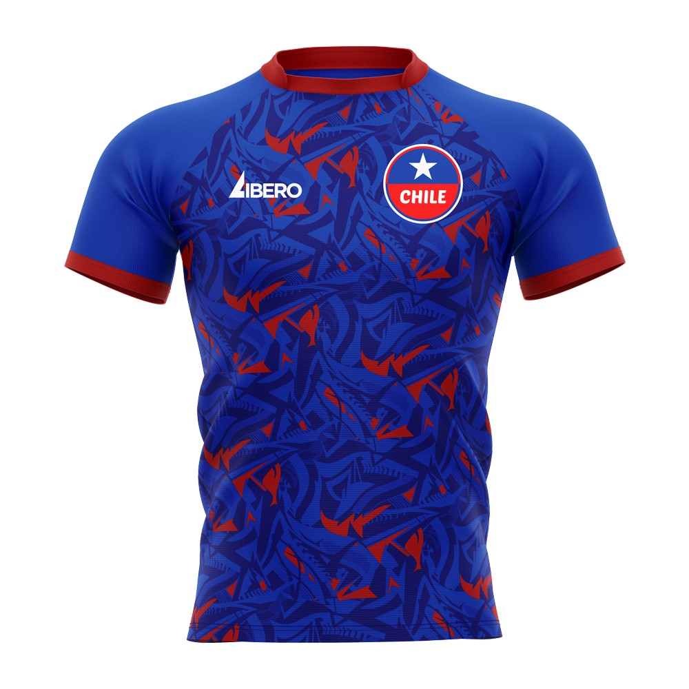 2024-2025 Chile Home Rugby Concept Shirt Womens  Airo Sportswear   