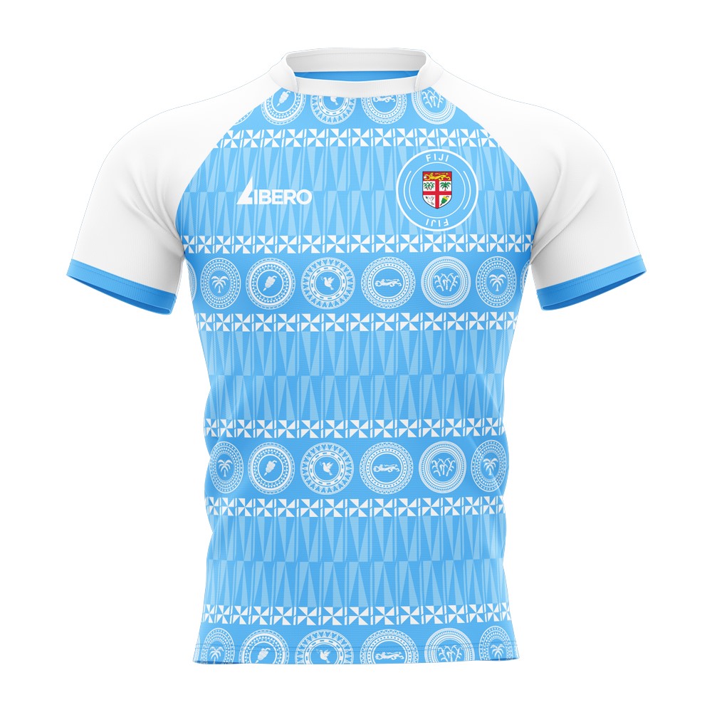 2024-2025 Fiji Concept Home Rugby Shirt Adult Short Sleeve  Airo Sportswear   