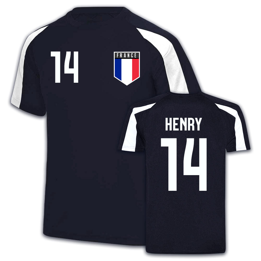 France Sports Training Jersey (Thierry Henry 14)  UKSoccershop   