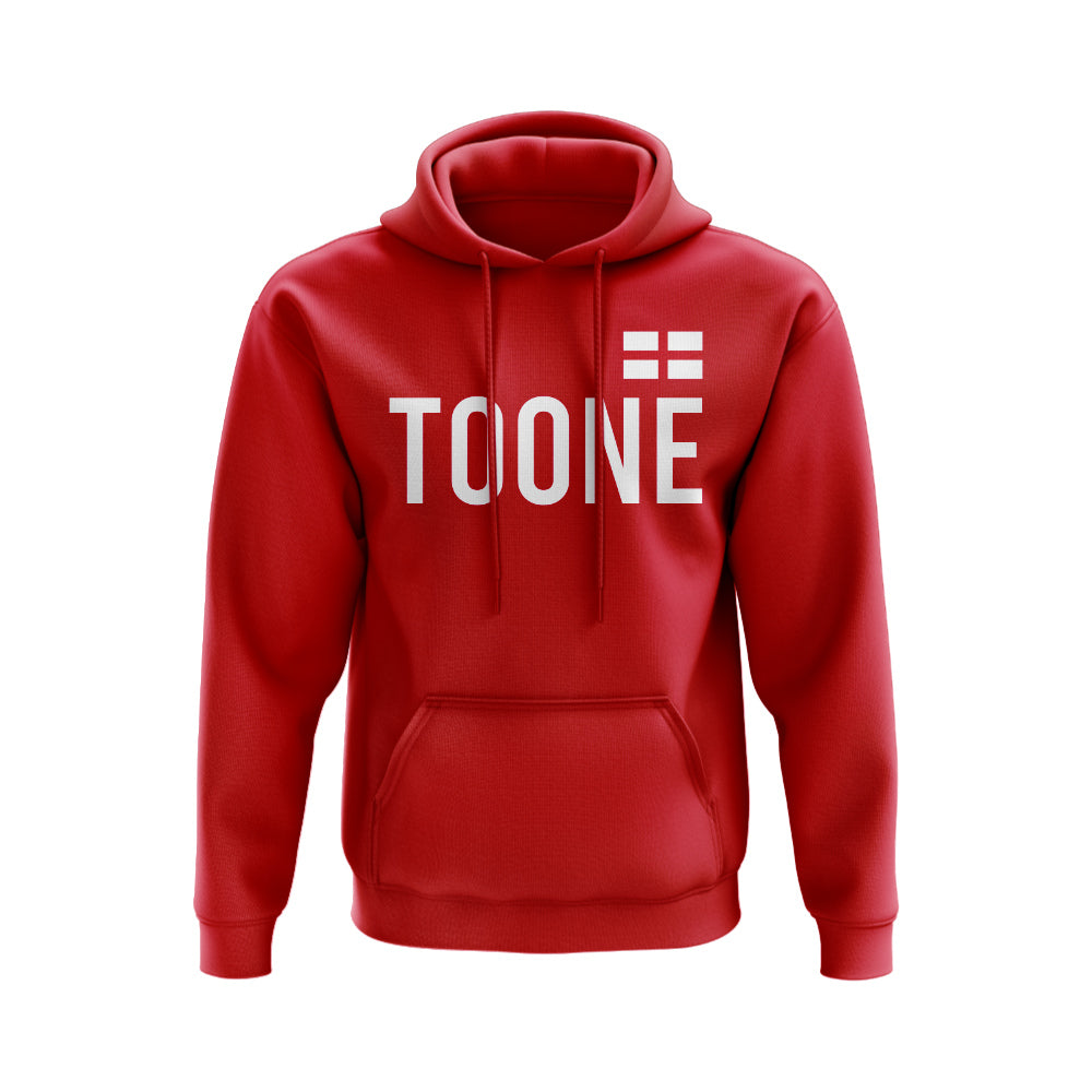 Ella Toone England Name Hoody (Red)  UKSoccershop   