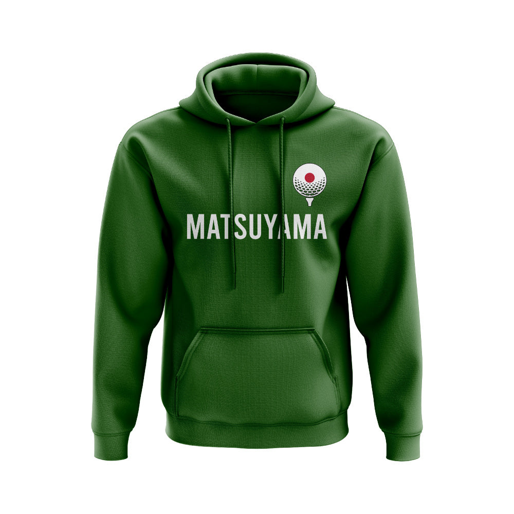 Hideki Matsuyama Japan Golf Hoody (Green)  UKSoccershop   