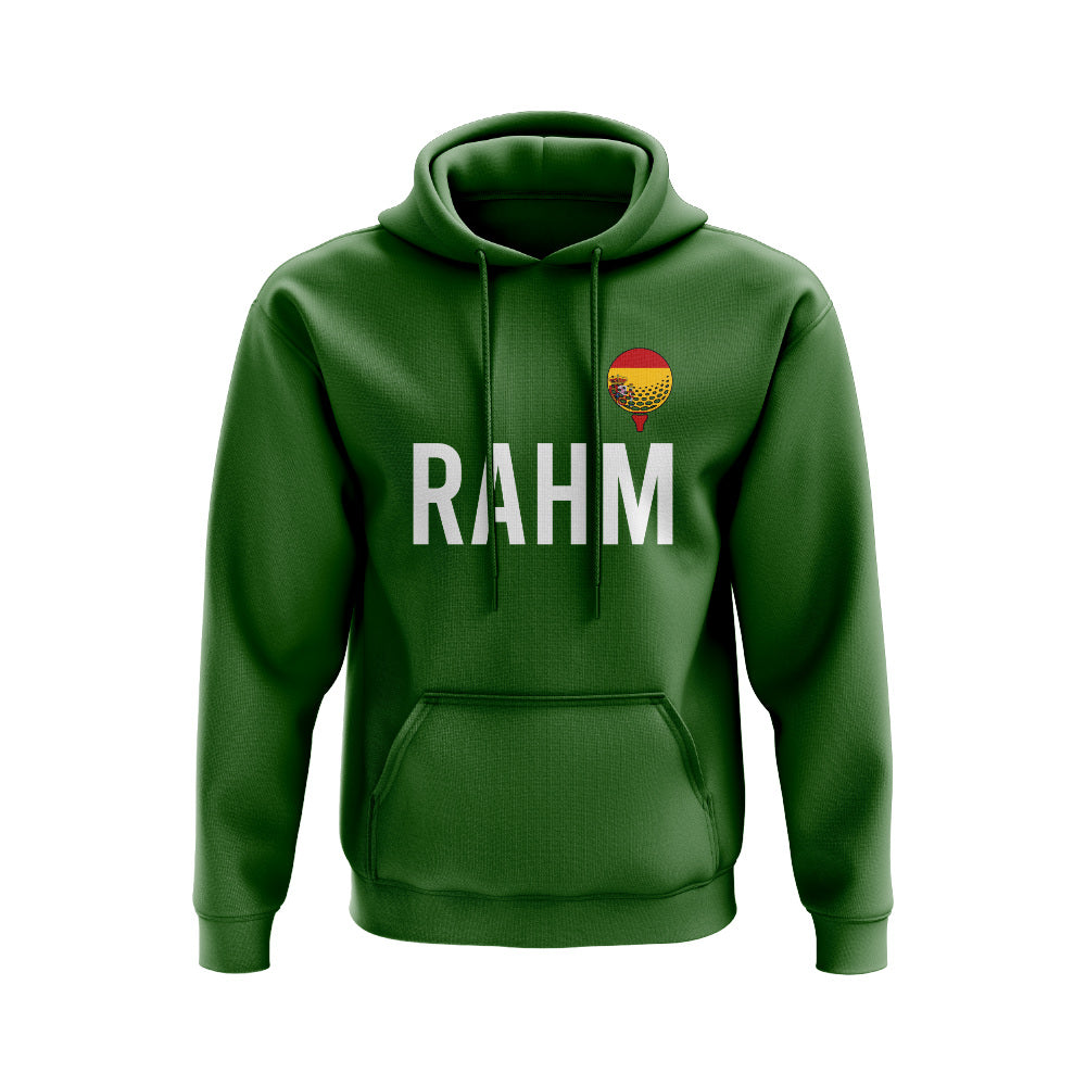 Jon Rahm Spain Golf Hoody (Green)  UKSoccershop   