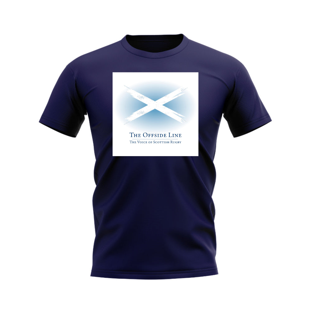 The Offside Line Scottish Rugby T-Shirt (Navy) UKSoccershop