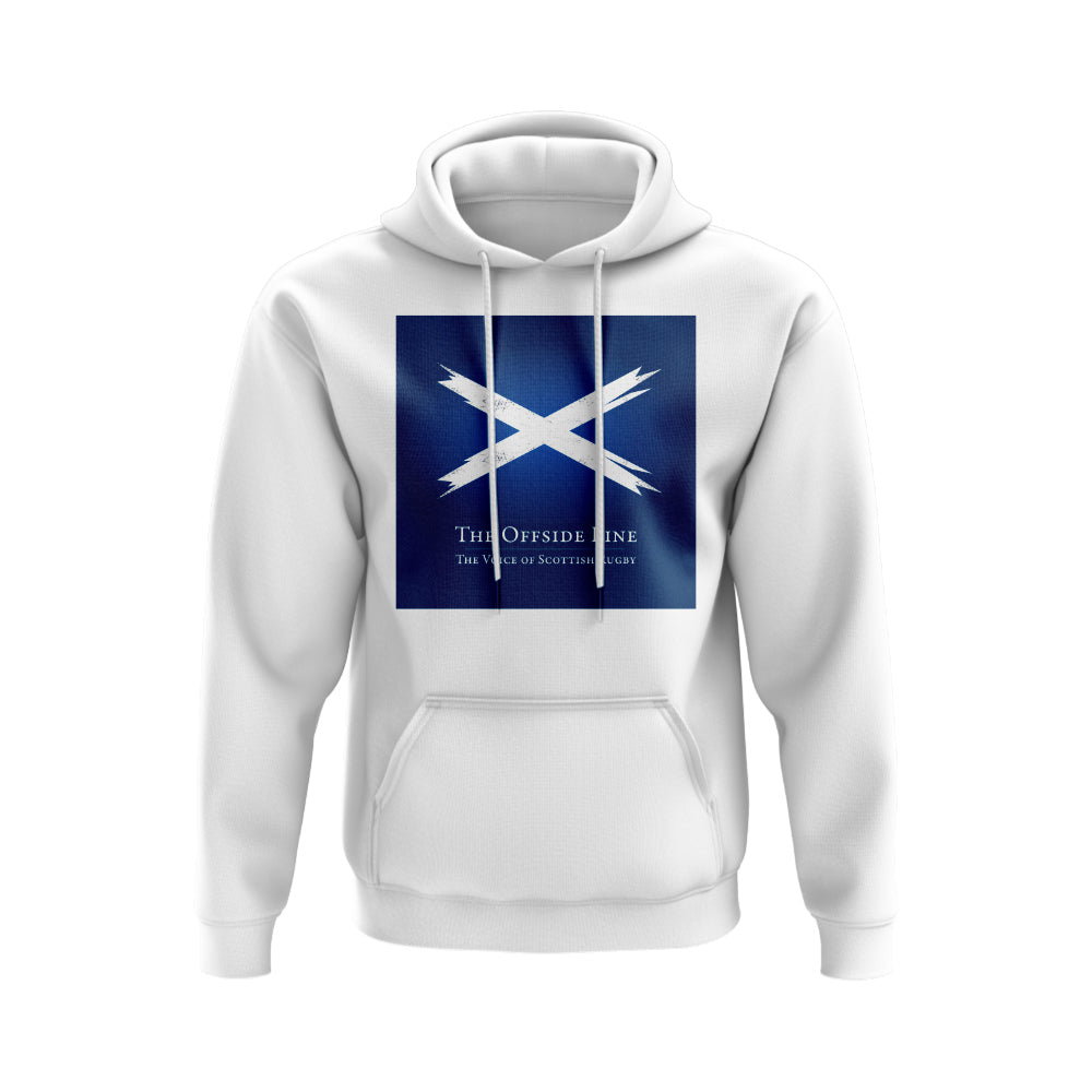 The Offside Line Scottish Rugby Hoody (White) UKSoccershop