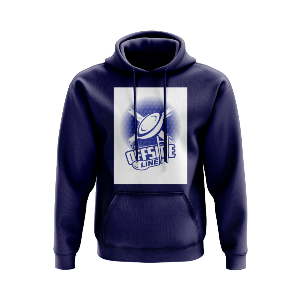 The Offside Line Scotland Rugby Ball Hoody (Navy) UKSoccershop