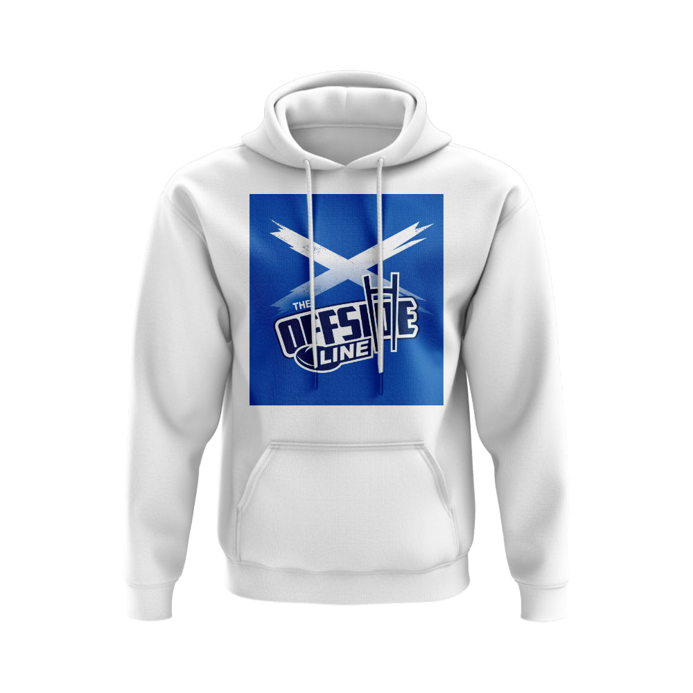 The Offside Line Scotland Flag Hoody (White) UKSoccershop