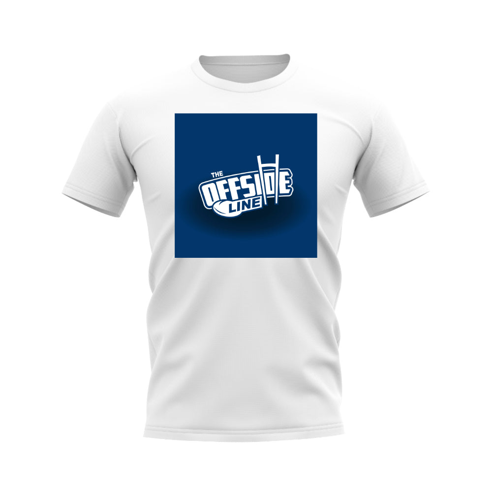 The Offside Line Logo T-Shirt (White) UKSoccershop