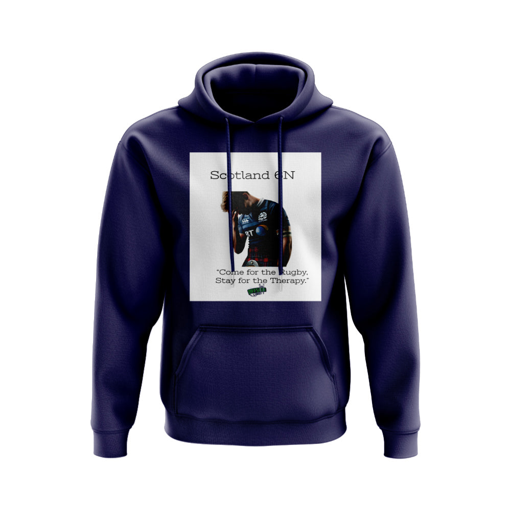 Scotland Therapy Rugby Hoody (Navy) UKSoccershop