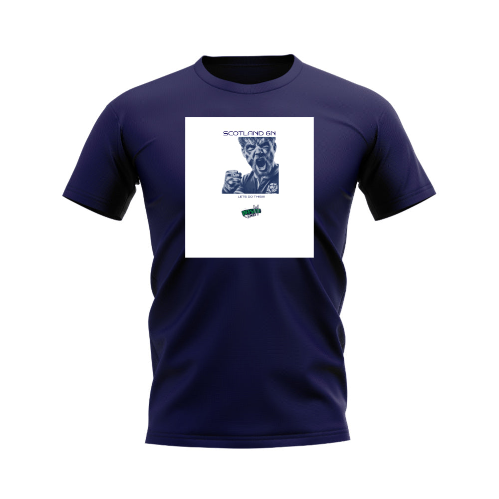 Scotland Lets Do This Rugby T-Shirt (Navy/White) UKSoccershop