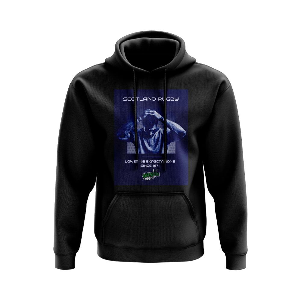 Scotland Expectations Rugby Hoody - Version 1 (Black/Navy) UKSoccershop