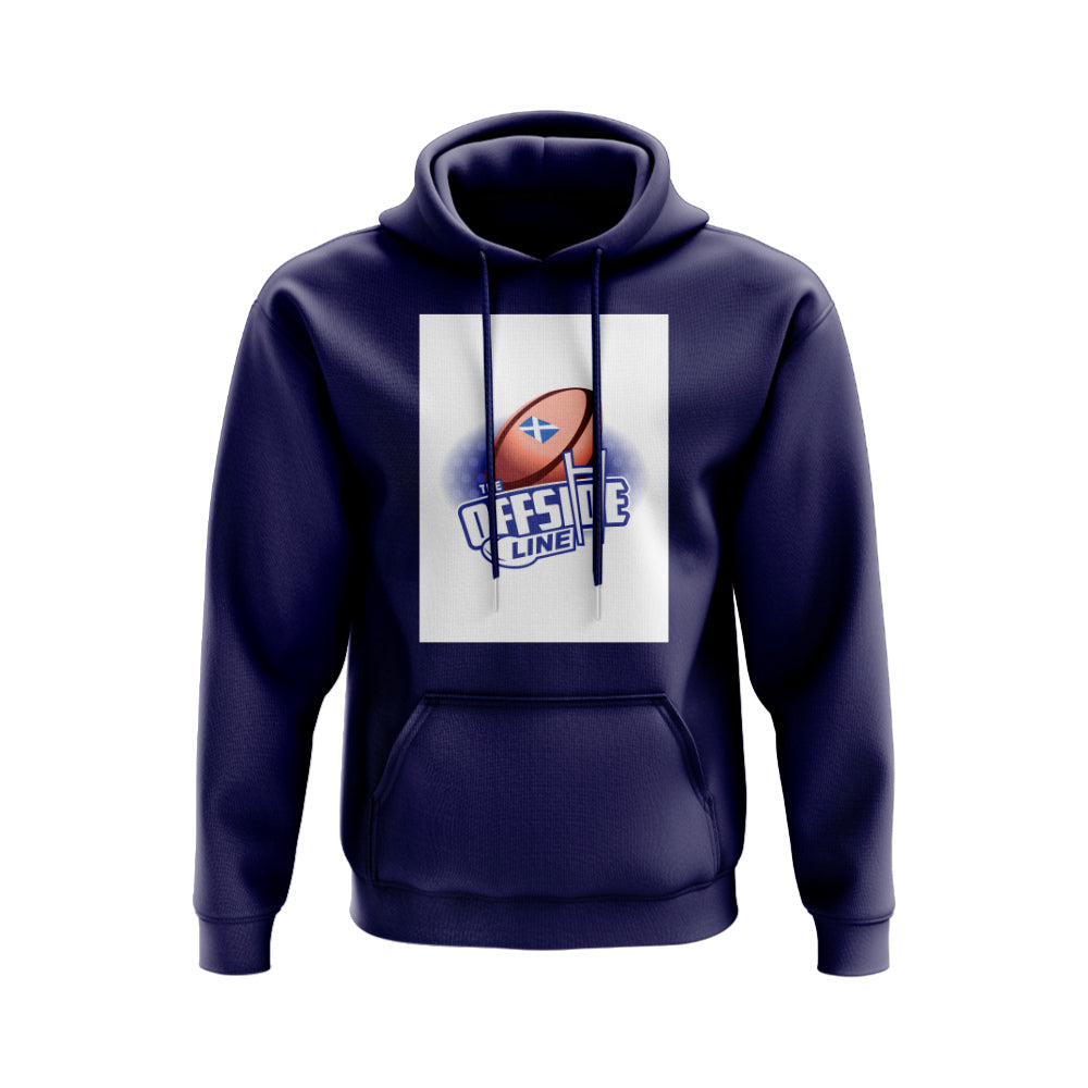 Scotland Ball Offside Line Rugby Hoody (Navy/White) UKSoccershop