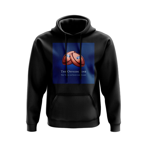 Scotland Offside Line Logo Rugby Hoody - Version 5 (Black/Blue) UKSoccershop