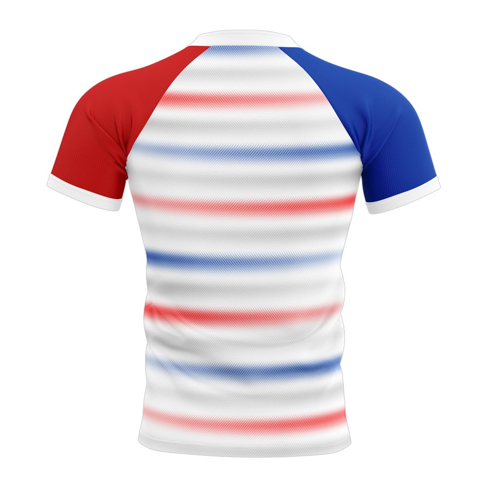 2024-2025 France Concept Away Rugby Shirt Kids Long Sleeve  Airo Sportswear   