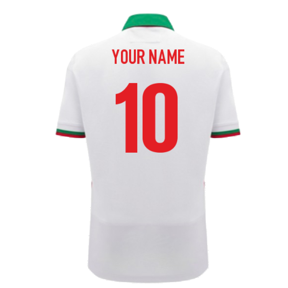 2024-2025 Wales Away Cotton Rugby Shirt (Kids) (Your Name) Product - Hero Shirts Macron   