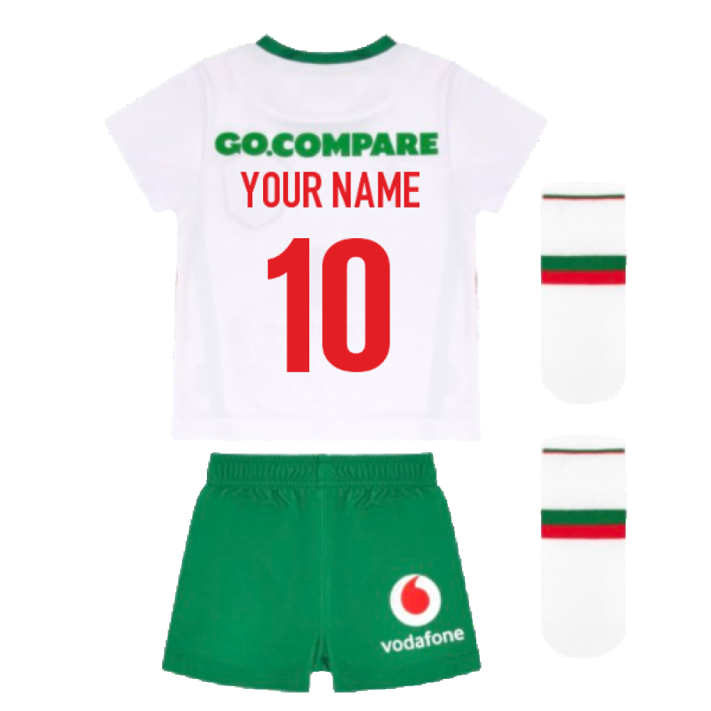 2024-2025 Wales Away Rugby Baby Kit (Your Name) Product - Hero Shirts Macron   