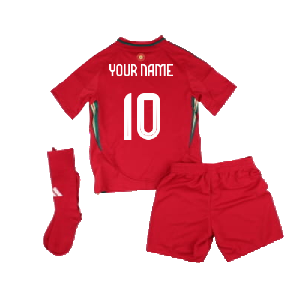 2024-2025 Wales Home Mini Kit (Your Name) Product - Hero Shirts Adidas   