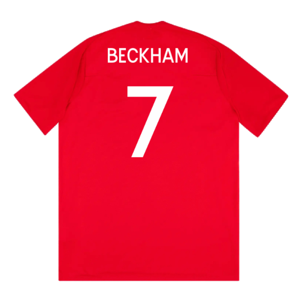 England 2010-11 Away Shirt (XL) (Good) (BECKHAM 7) Product - Hero Shirts Umbro   