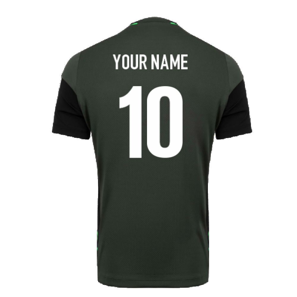 2023-2024 Connacht Rugby Training Tee (Your Name) Product - Hero Shirts Macron   