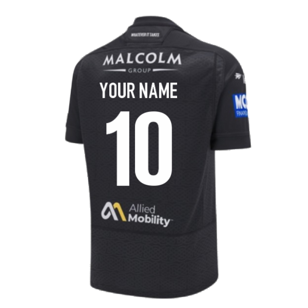 2024-2025 Glasgow Warriors Rugby Home Shirt (Kids) (Your Name) Product - Hero Shirts Macron   