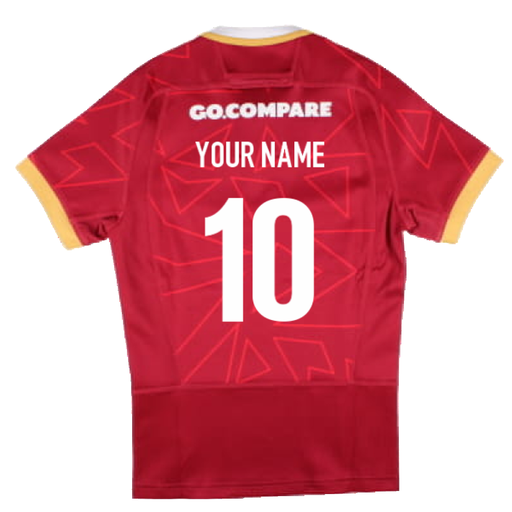 2024-2025 Wales Rugby Home Pathway Slim Fit Shirt (Womens) (Your Name) Product - Hero Shirts Macron   