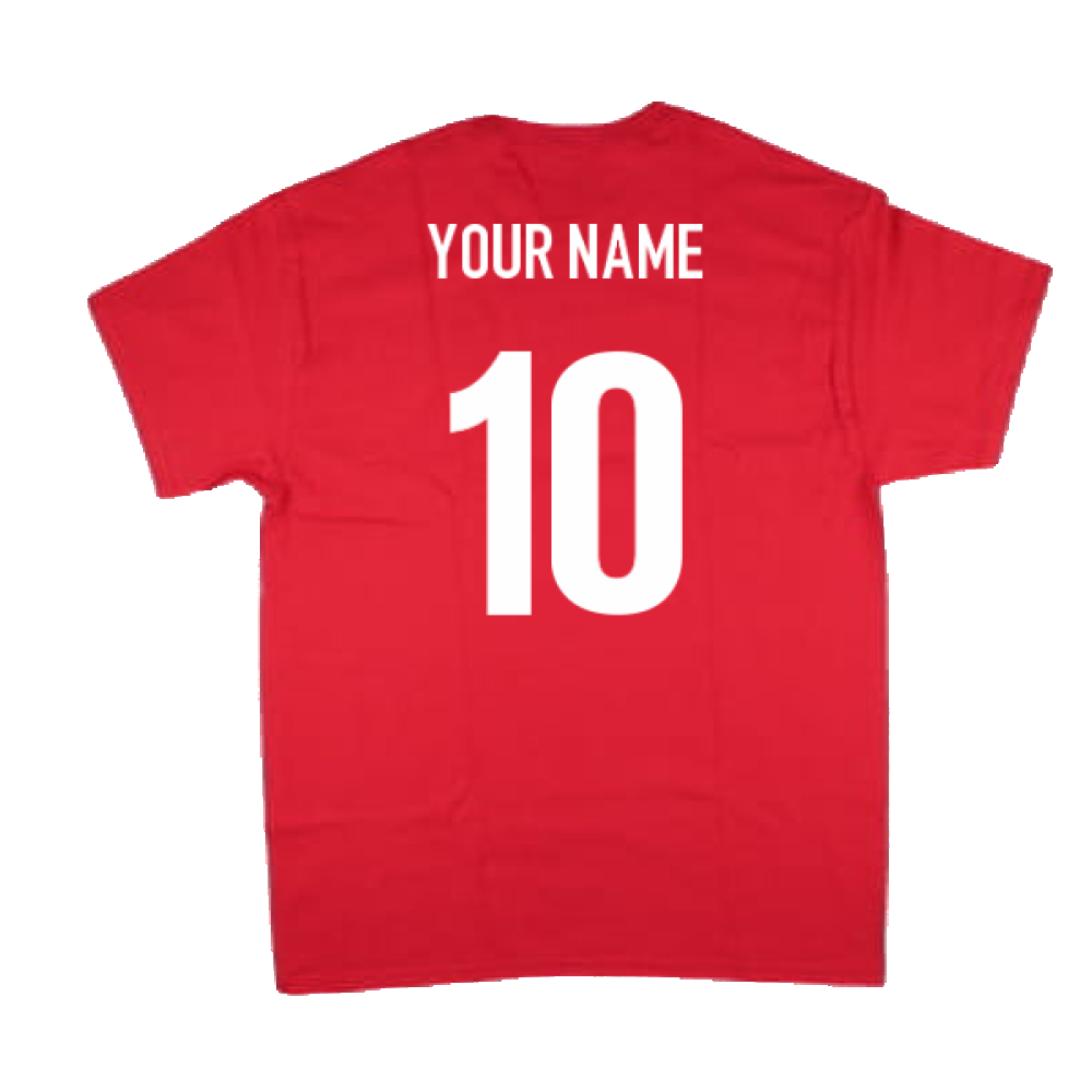 Wales Rugby Classic Printed T-Shirt (Red) (Your Name) Product - Hero Shirts Toffs   