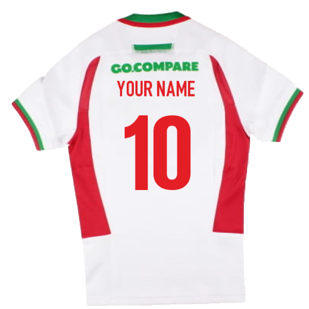 2024-2025 Wales Rugby WRU Away Slim Fit Shirt (Womens) (Your Name) Product - Hero Shirts Macron   