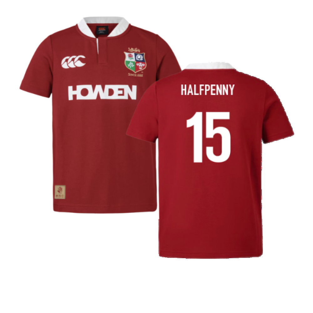 2025 British & Lions Classic SS Rugby Shirt (Halfpenny 15) Product - General Canterbury