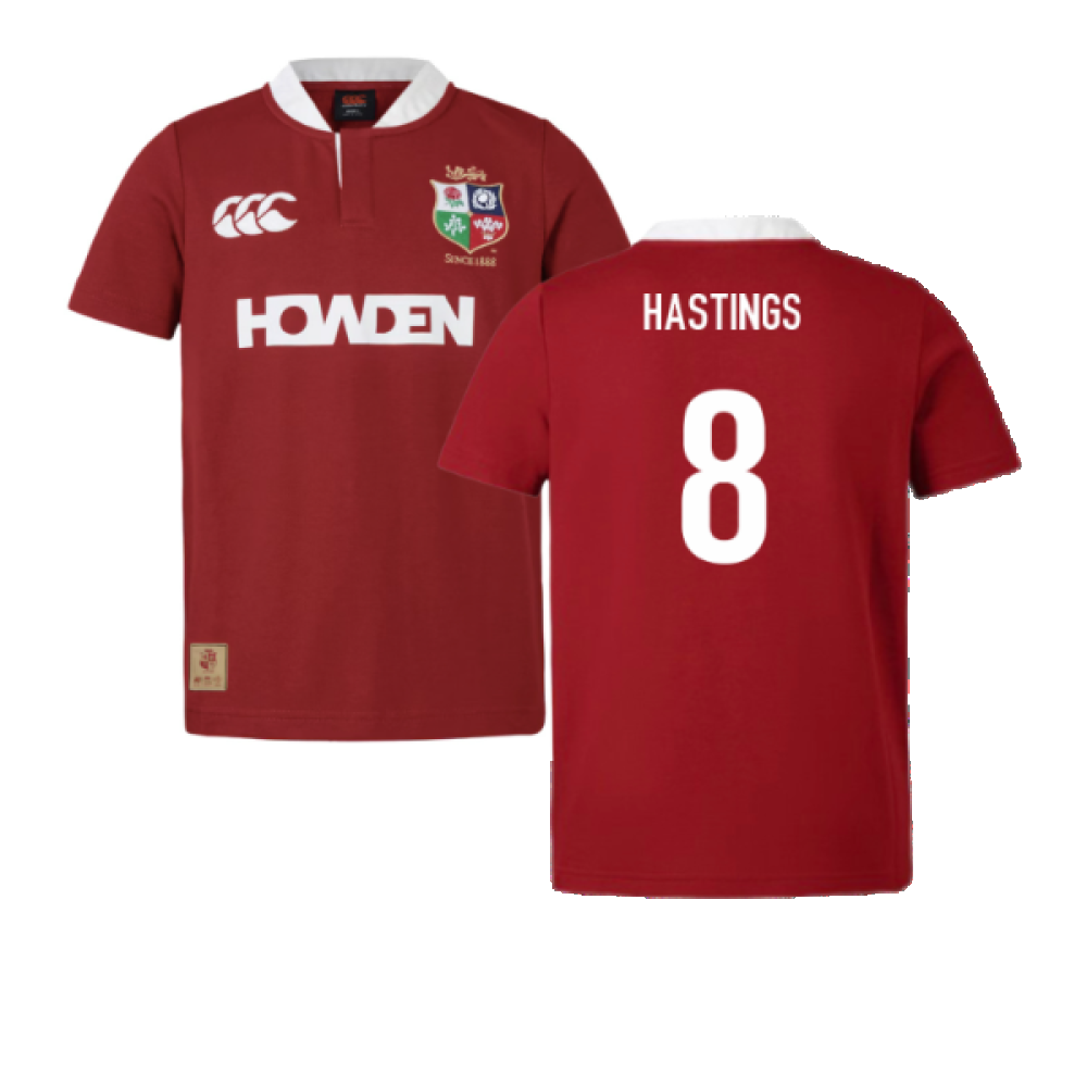 2025 British & Lions Classic SS Rugby Shirt (Hastings 8) Product - General Canterbury