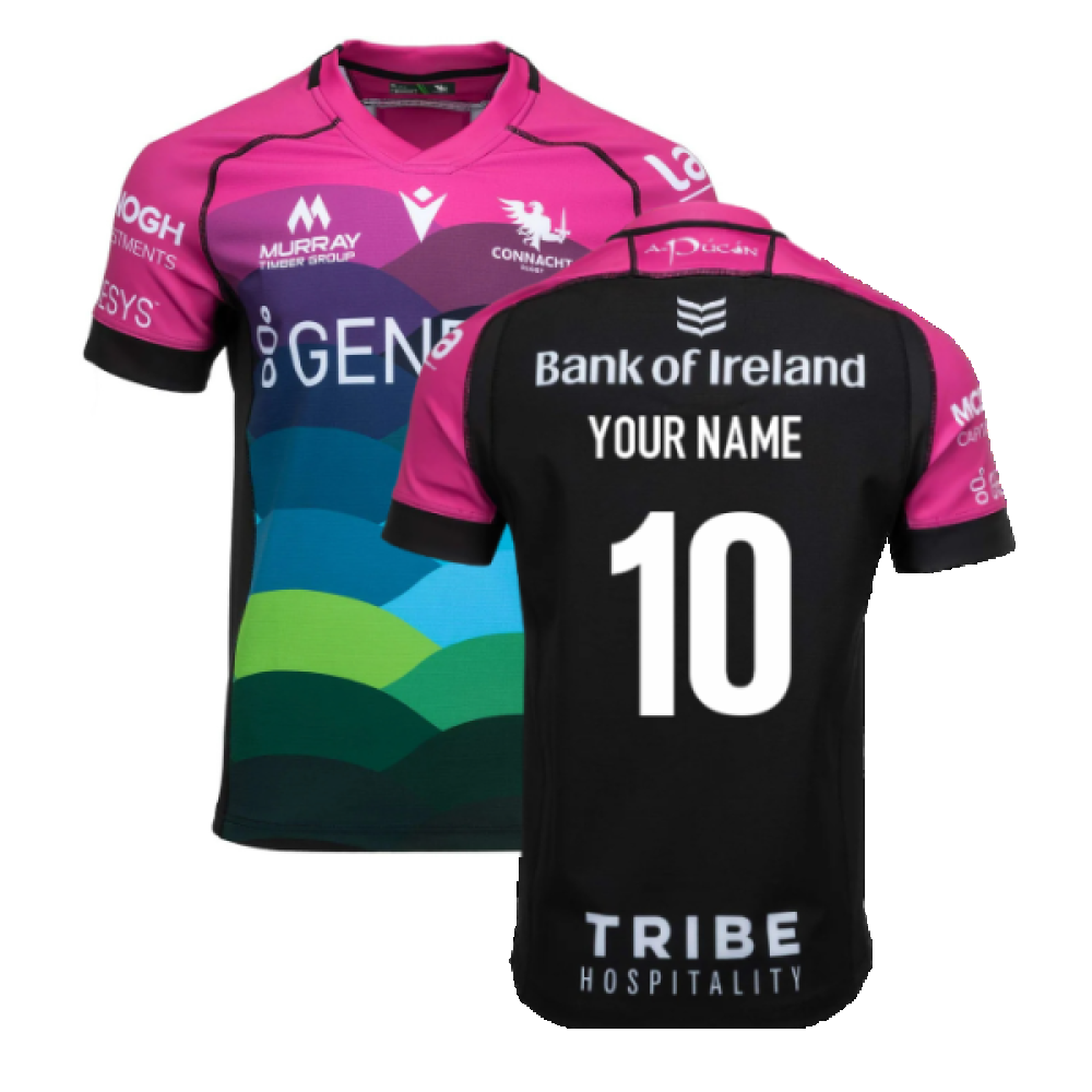 2024-2025 Connacht Rugby Training Shirt (Your Name) Product - Hero Shirts Macron   