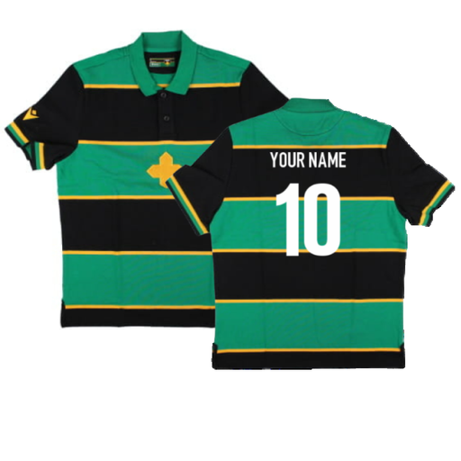 2024-2025 Northampton Saints Cotton Home Rugby Shirt (Your Name) Product - Hero Shirts Macron   