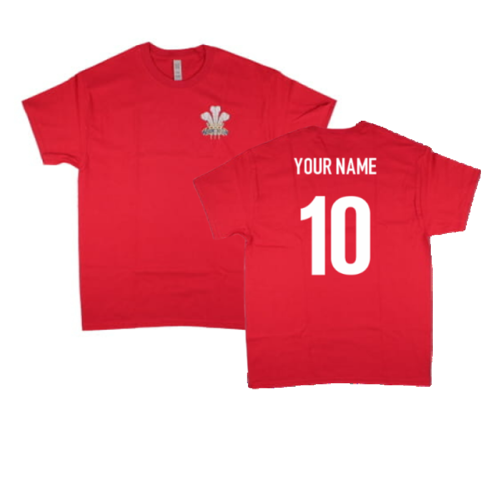 Wales Rugby Classic Printed T-Shirt (Red) (Your Name) Product - Hero Shirts Toffs   