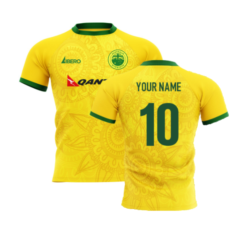 2024-2025 Wallabies Australia Home Rugby Shirt Adult Long Sleeves (Your Name) Product - Hero Shirts Airo Sportswear