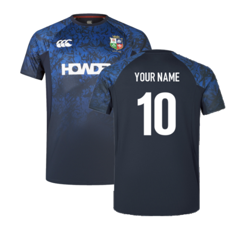 2025 British & Irish Lions Superlight T-Shirt - Navy (Your Name) Product - Hero Shirts Canterbury