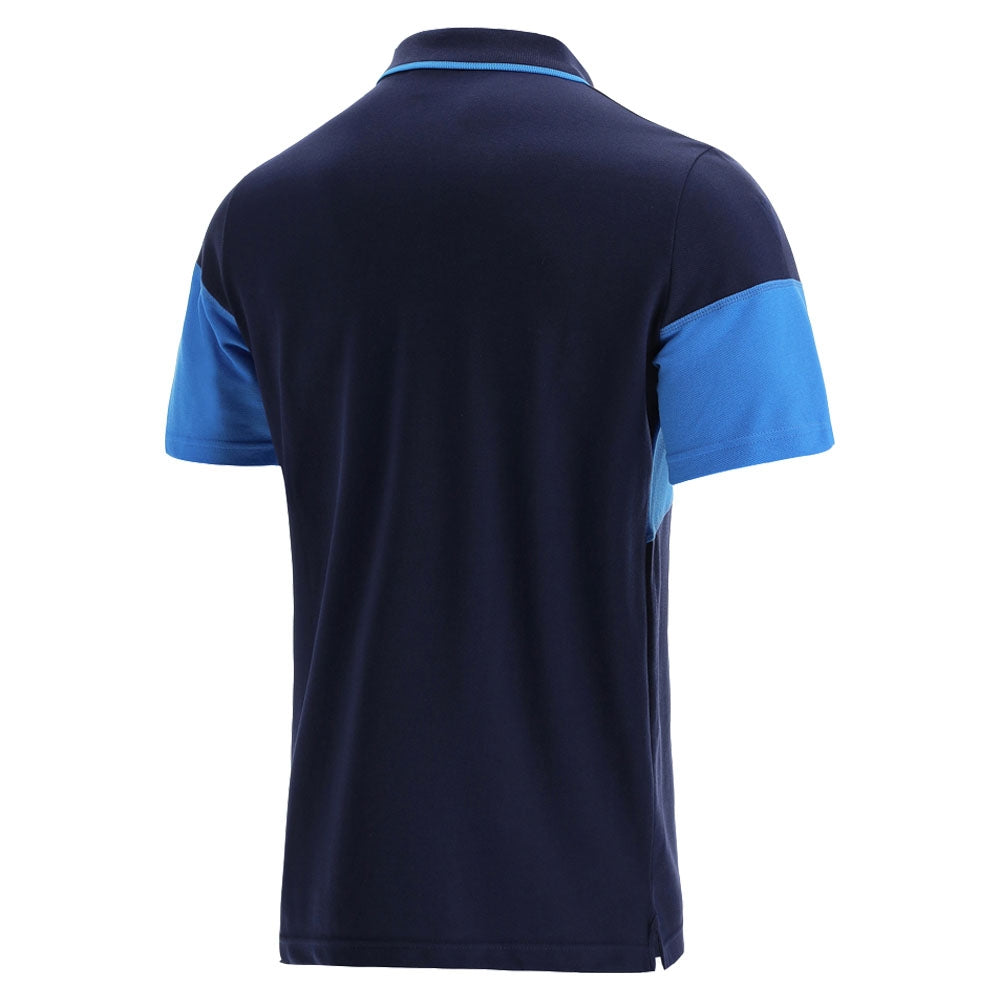 2021-2022 Scotland Leisure Polycotton Polo Shirt (Navy-Blue) Product - Football Shirts Macron   