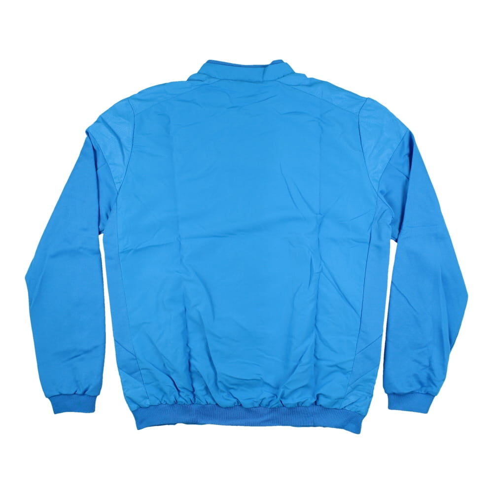 2022-2023 Italy Rugby Full Zip Travel Top (Blue) Product - Training Tops Macron   