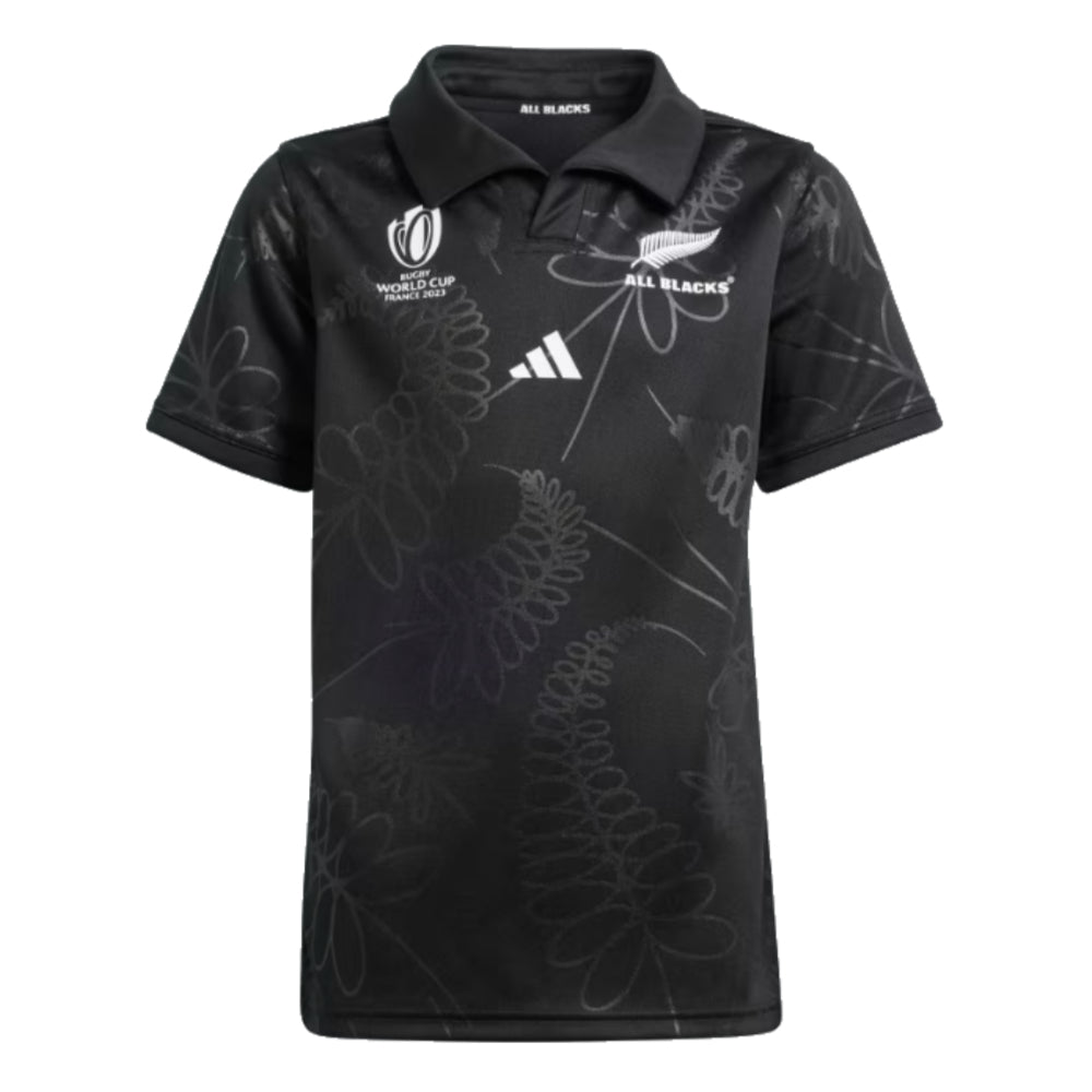 2023-2024 New Zealand All Blacks Rugby Home Shirt (Kids) Product - Football Shirts Adidas   