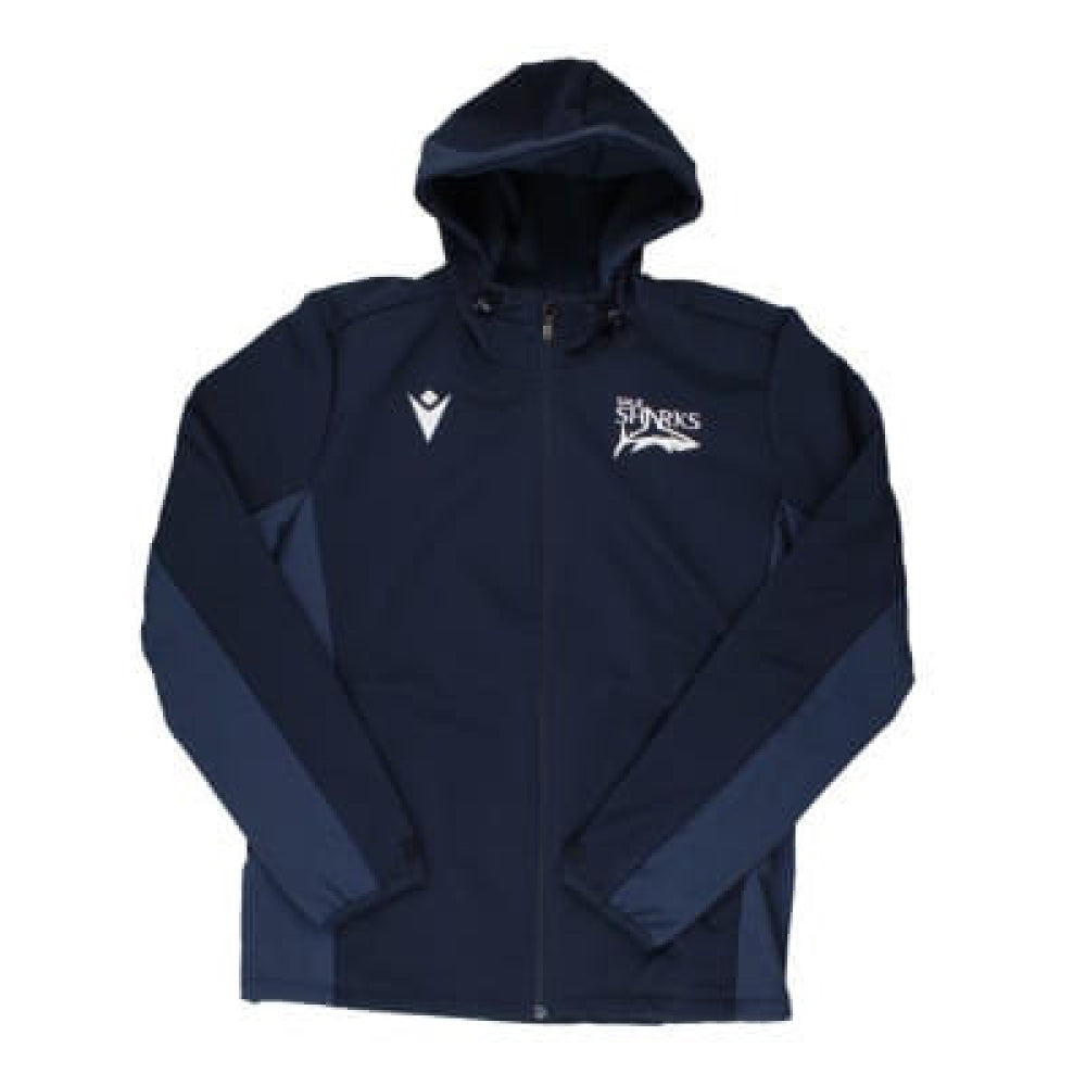 2023-2024 Sale Sharks Softshell Jacket (Navy) Product - Jackets Macron   