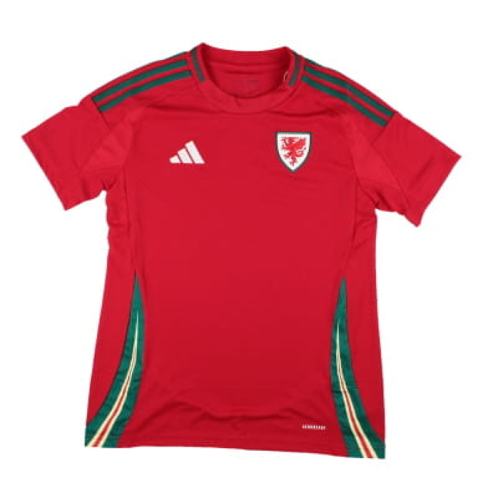 2024-2025 Wales Home Shirt (Womens) Product - Football Shirts Adidas   