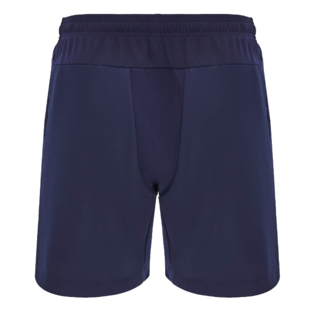 2024-2025 Scotland Rugby Bermuda Travel Shorts (Navy) Product - Shorts Macron   