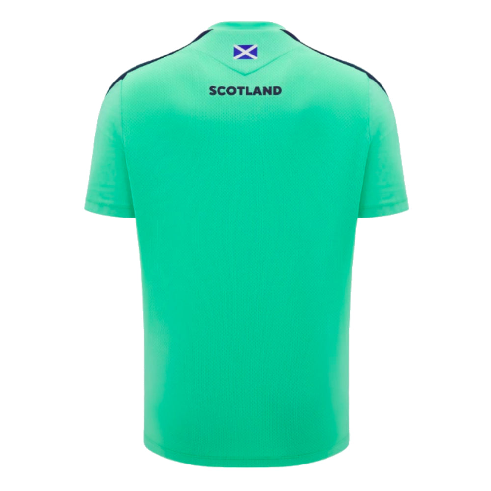 2024-2025 Scotland Rugby Poly Training Shirt (Green) Product - Training Shirts Macron   