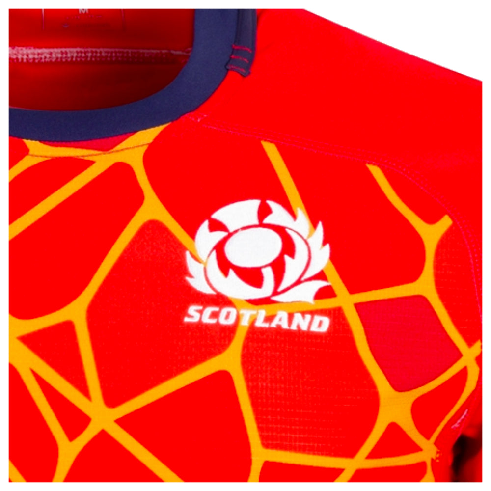 2024-2025 Scotland Rugby Training Jersey (Red) Product - Training Shirts Macron   