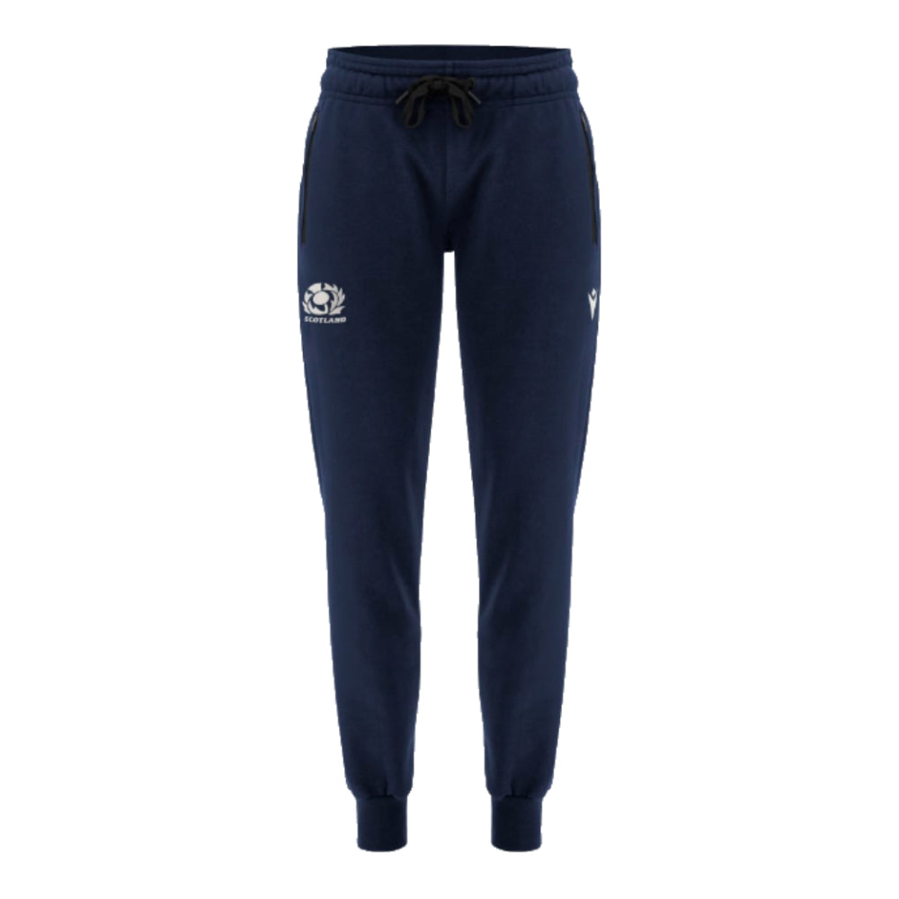 2024-2025 Scotland Rugby Travel Cotton Pants (Navy) - Womens Product - Pants Macron   