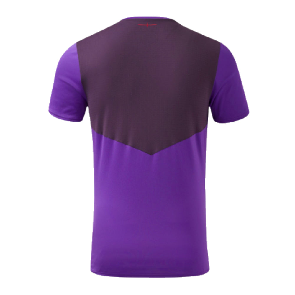 2024-2025 England Rugby Gym Tee (Violet) - Kids (Your Name) Product - Hero Shirts Umbro   