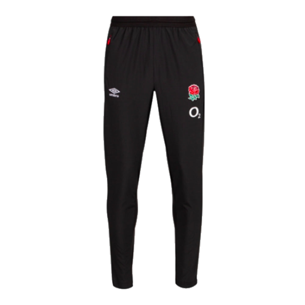 2024-2025 England Rugby Presentation Pants (Black) Product - Pants Umbro   