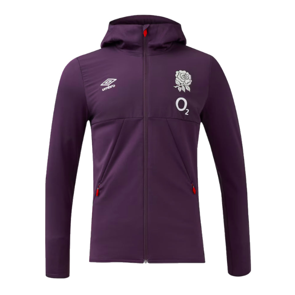 2024-2025 England Rugby Hooded Jacket (Nightshade) Product - Jackets Umbro   