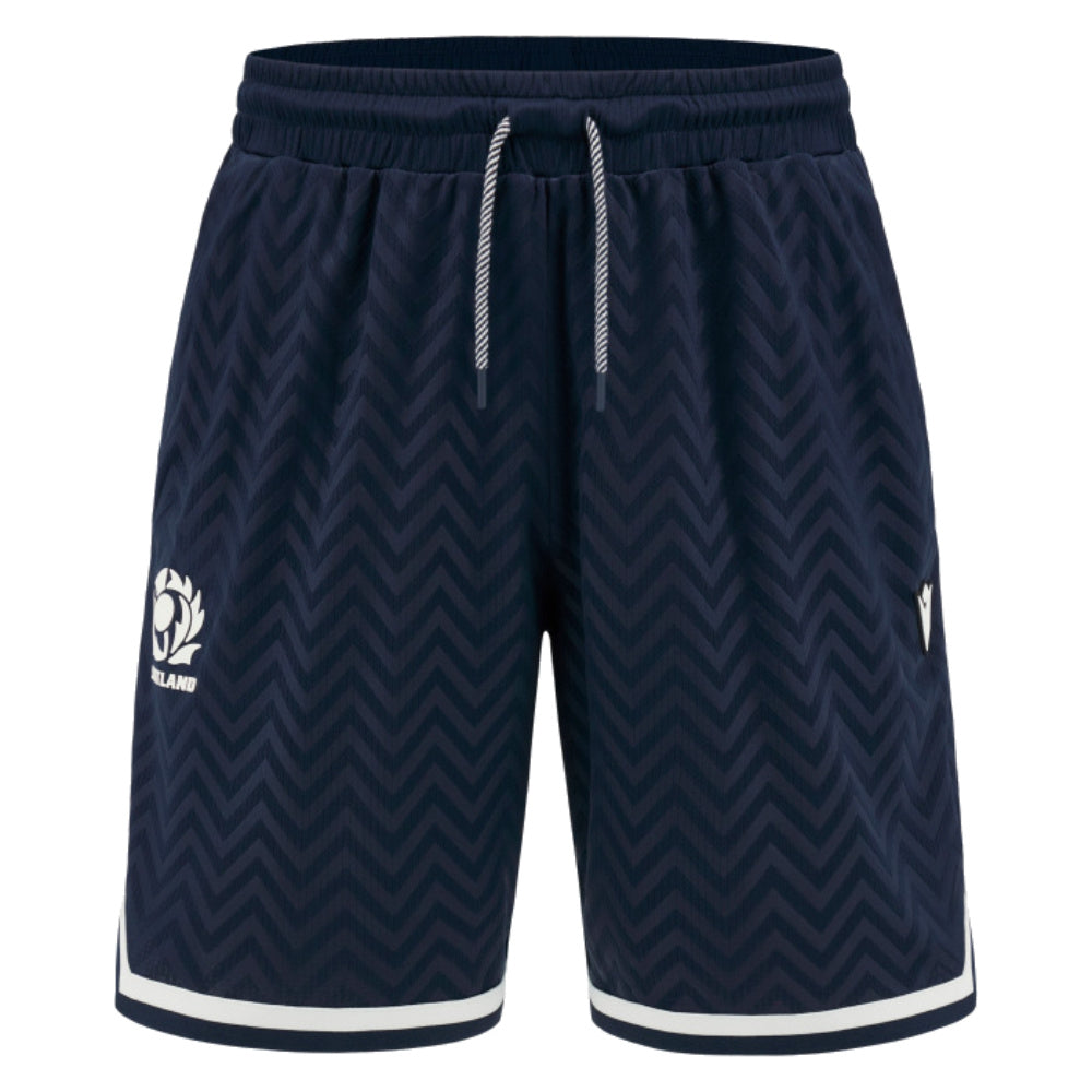 2024-2025 Scotland Rugby Basketball Shorts (Navy) Product - Socks Macron   