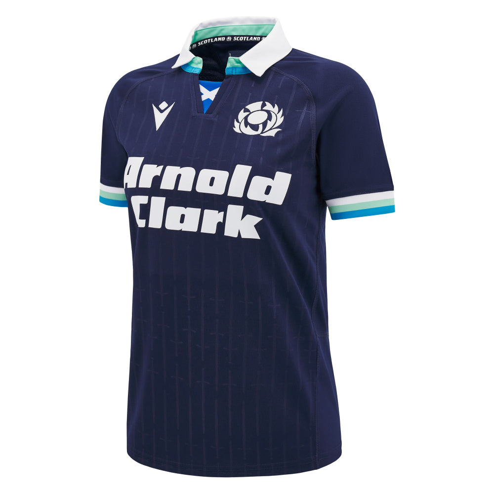 2024-2025 Scotland Rugby Home Poly Replica Shirt (Womens) Product - Football Shirts Macron   