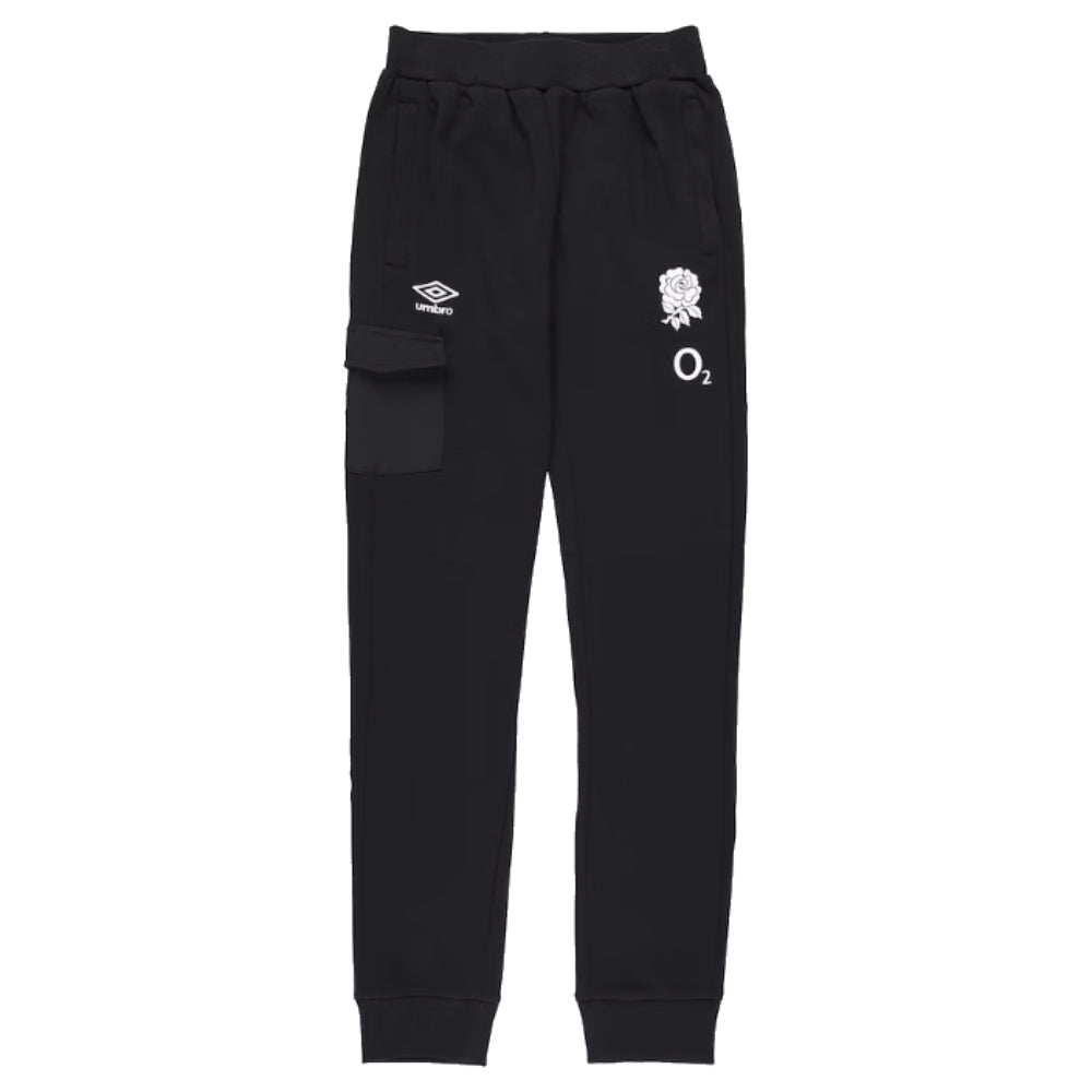 2024-2025 England Rugby Knit Pants (Black) Product - Pants Umbro   